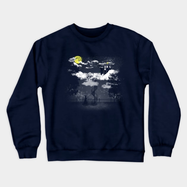 There is a doctor between clouds Crewneck Sweatshirt by danielone8